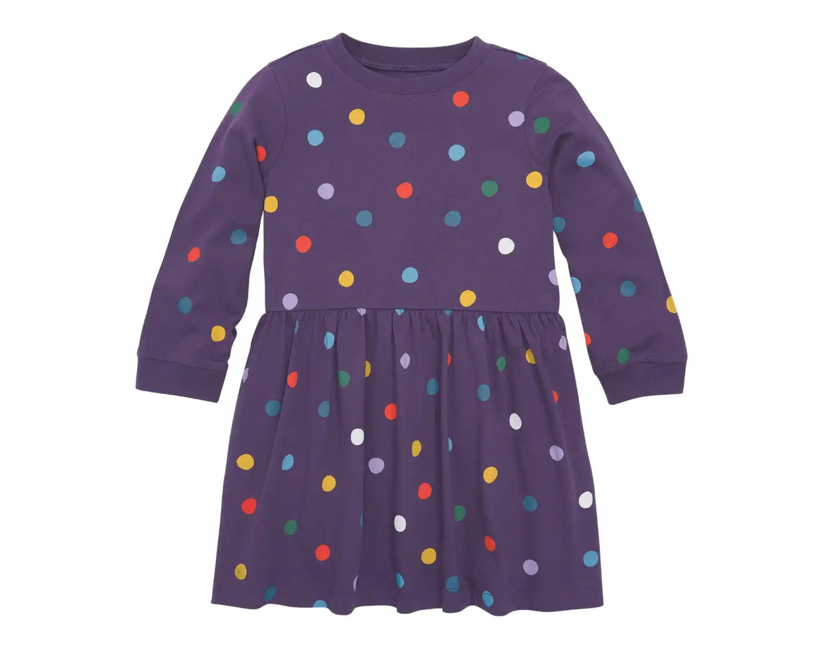 Long Sleeve Cotton Dress - Prints