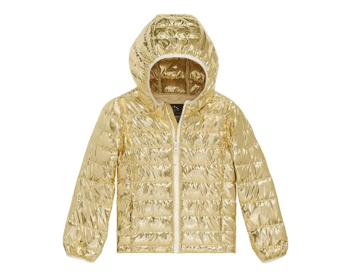 Lightweight Puffer Jacket - Metallic