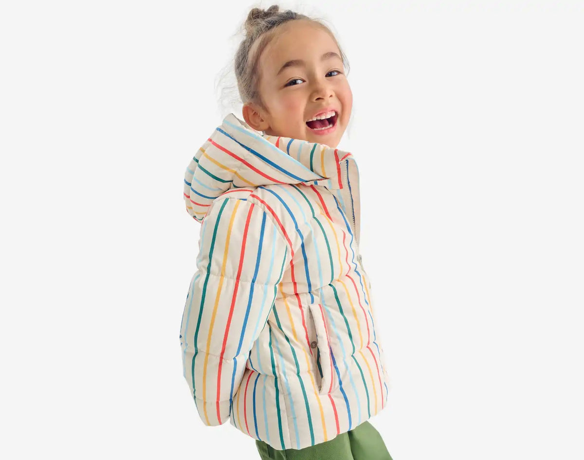 Fleece-Lined Puffer Jacket