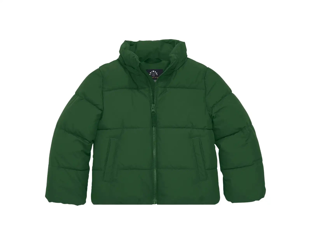 Fleece-Lined Puffer Jacket