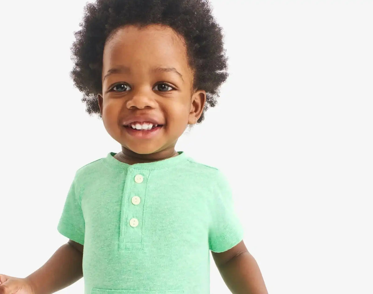 Baby Henley Romper