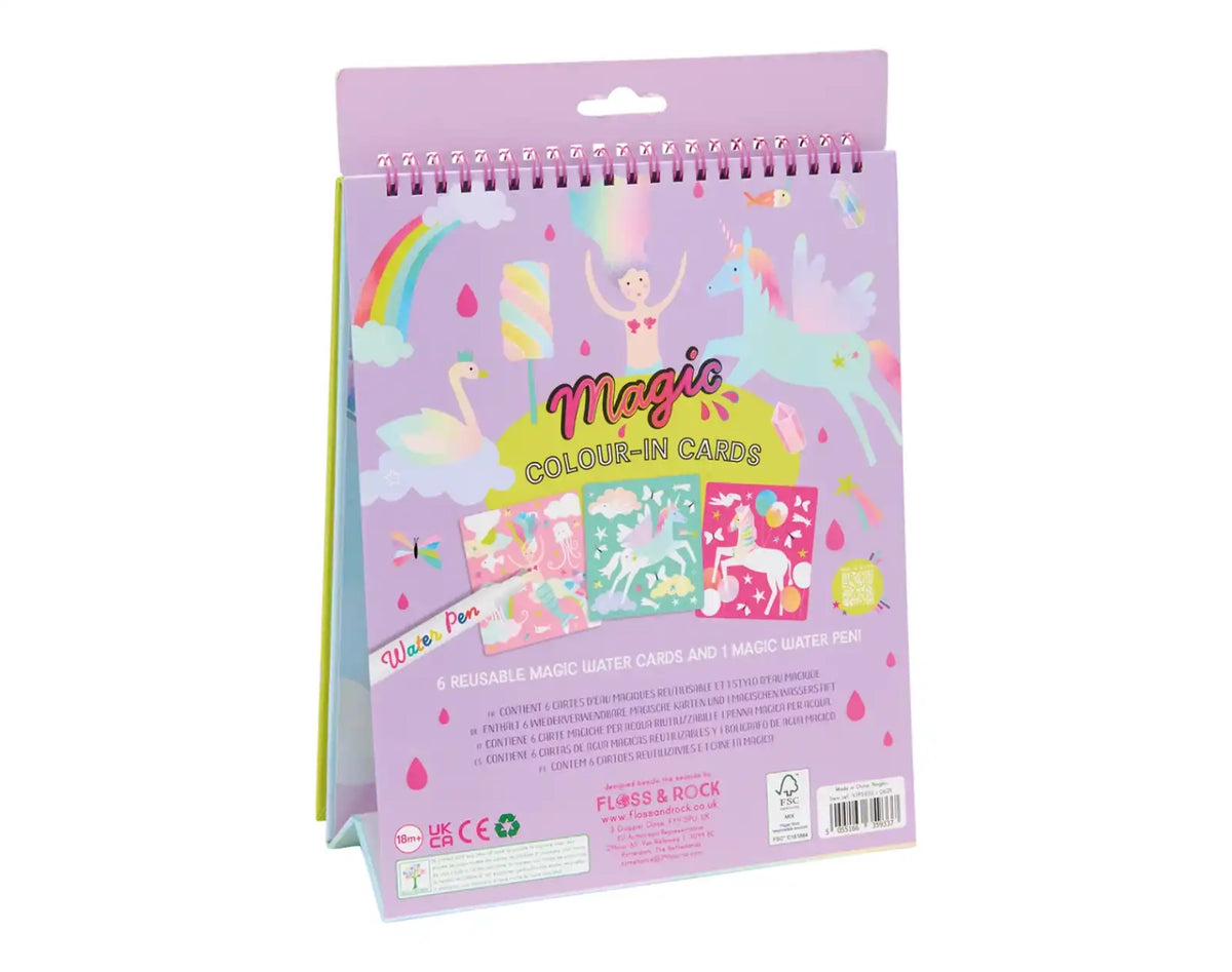 Magic Water Reusable Color-in Pad - Unicorn