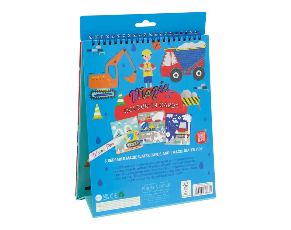 Magic Water Reusable Color-in Pad - Construction
